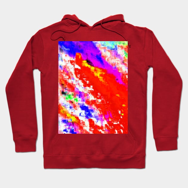 Glitchin' Red Hoodie by BlakCircleGirl